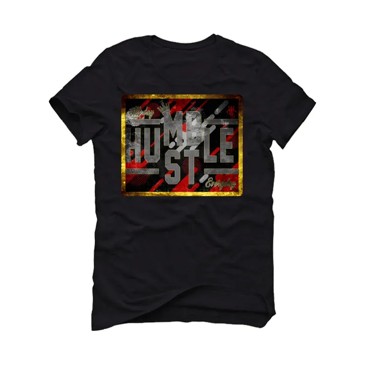 Air Jordan 2 "Chicago" Black T-Shirt (HUSTLE EVERYDAY)