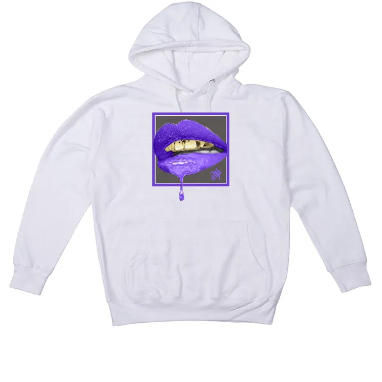 AIR JORDAN 3 "DARK IRIS" White T-Shirt (LIPSTICK)