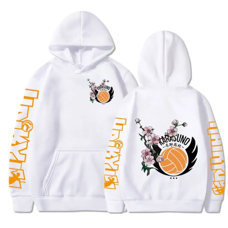 Anime Haikyuu Hoodies  Karasuno Fly High