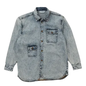 Army Shirt Bleached Denim