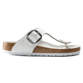 Birkenstock Women's Gizeh Big Buckle - White Leather