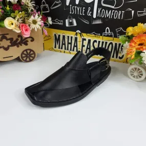 Black Casual Peshawri Sandals