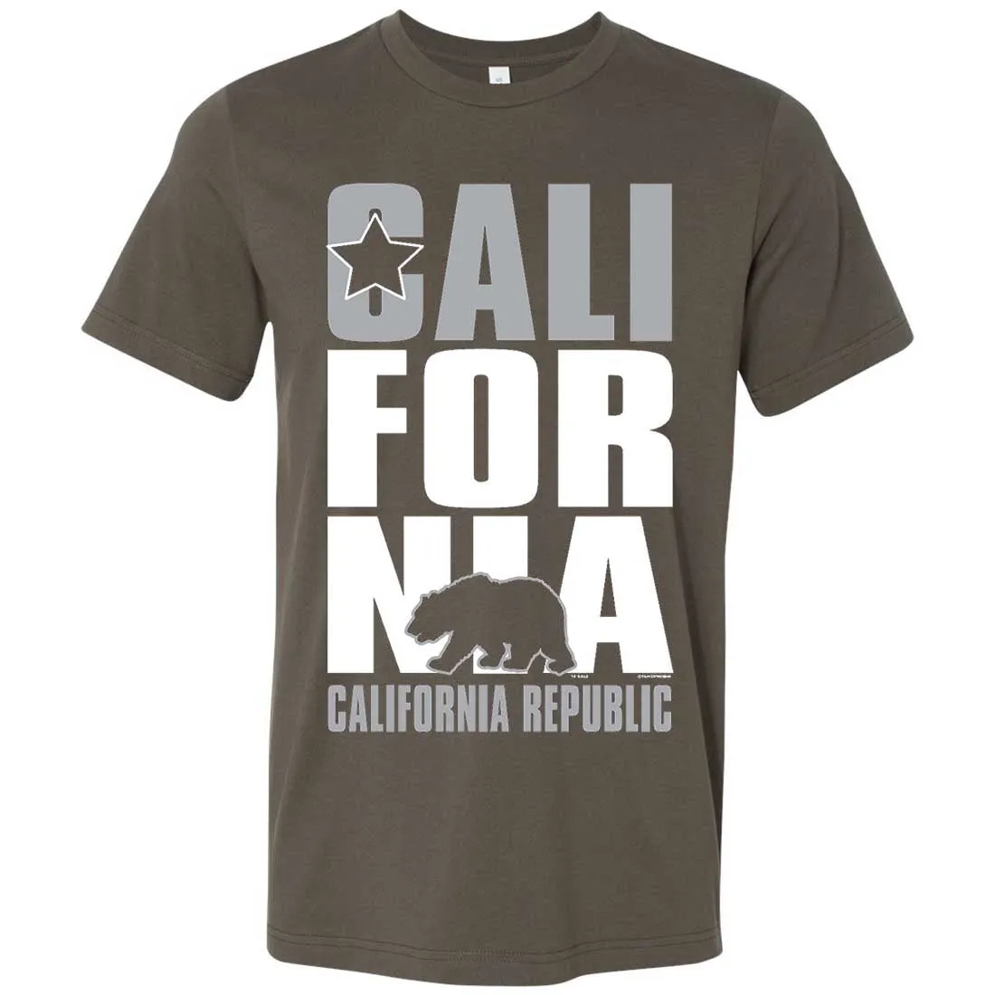 California Republic Oakland Raiders Asst Colors Mens Fitted Tee