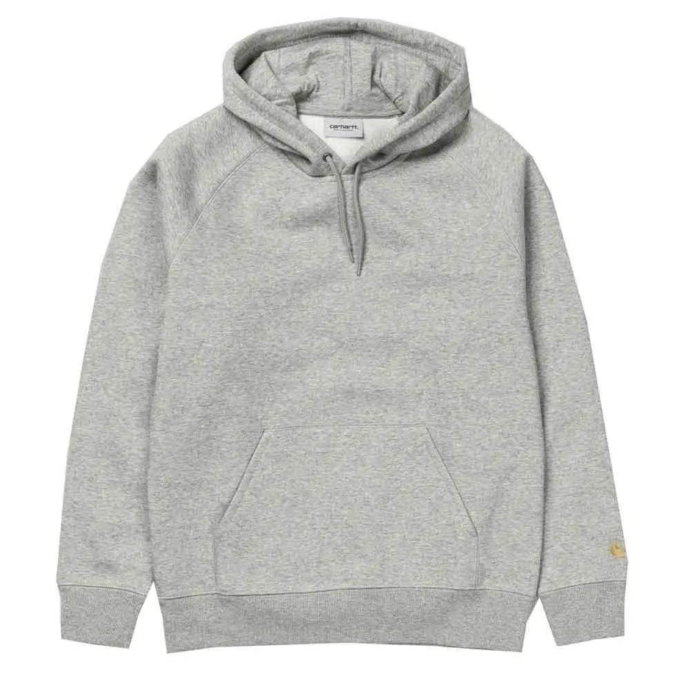 Carhartt WIP Chase Pullover Hoodie - Grey Heather