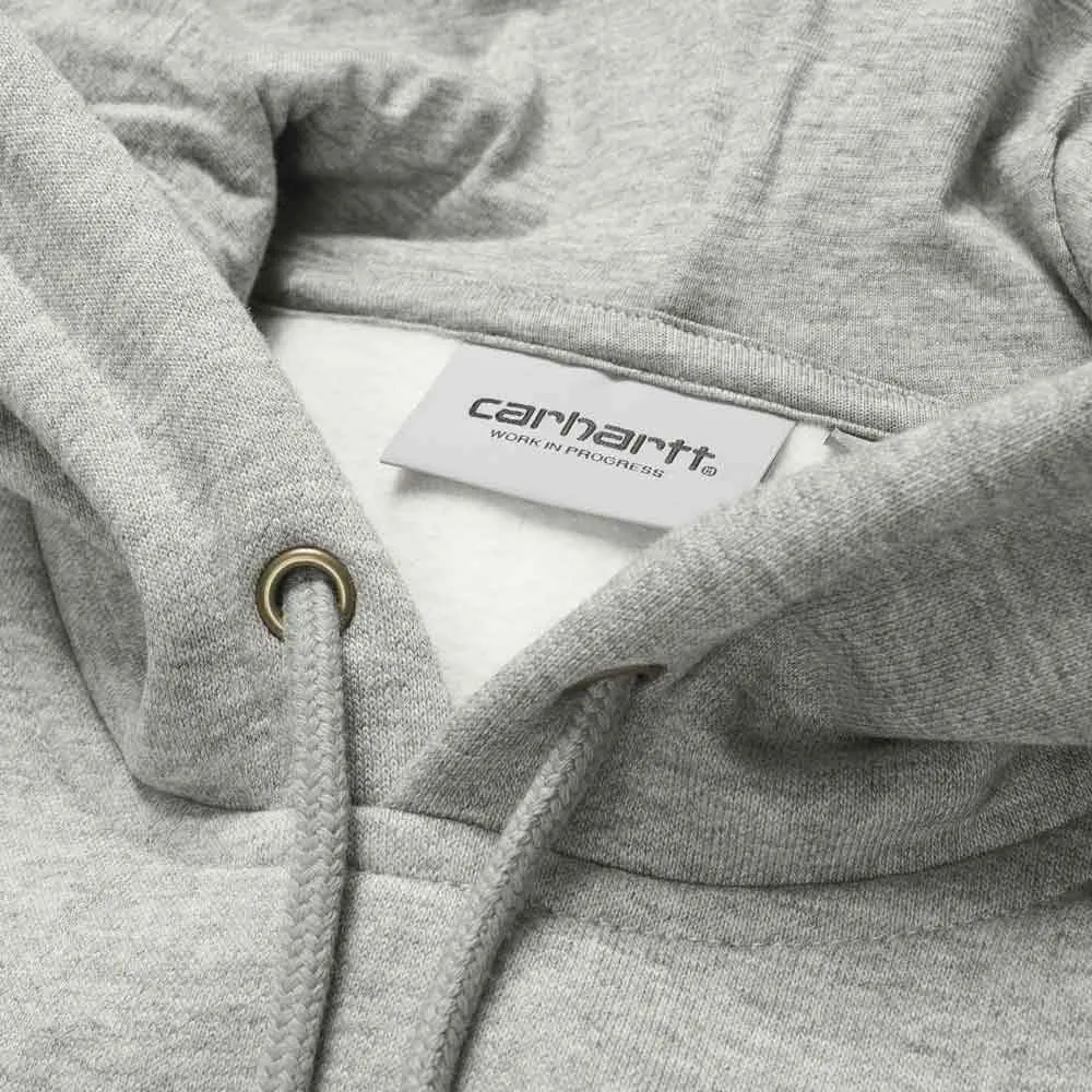 Carhartt WIP Chase Pullover Hoodie - Grey Heather