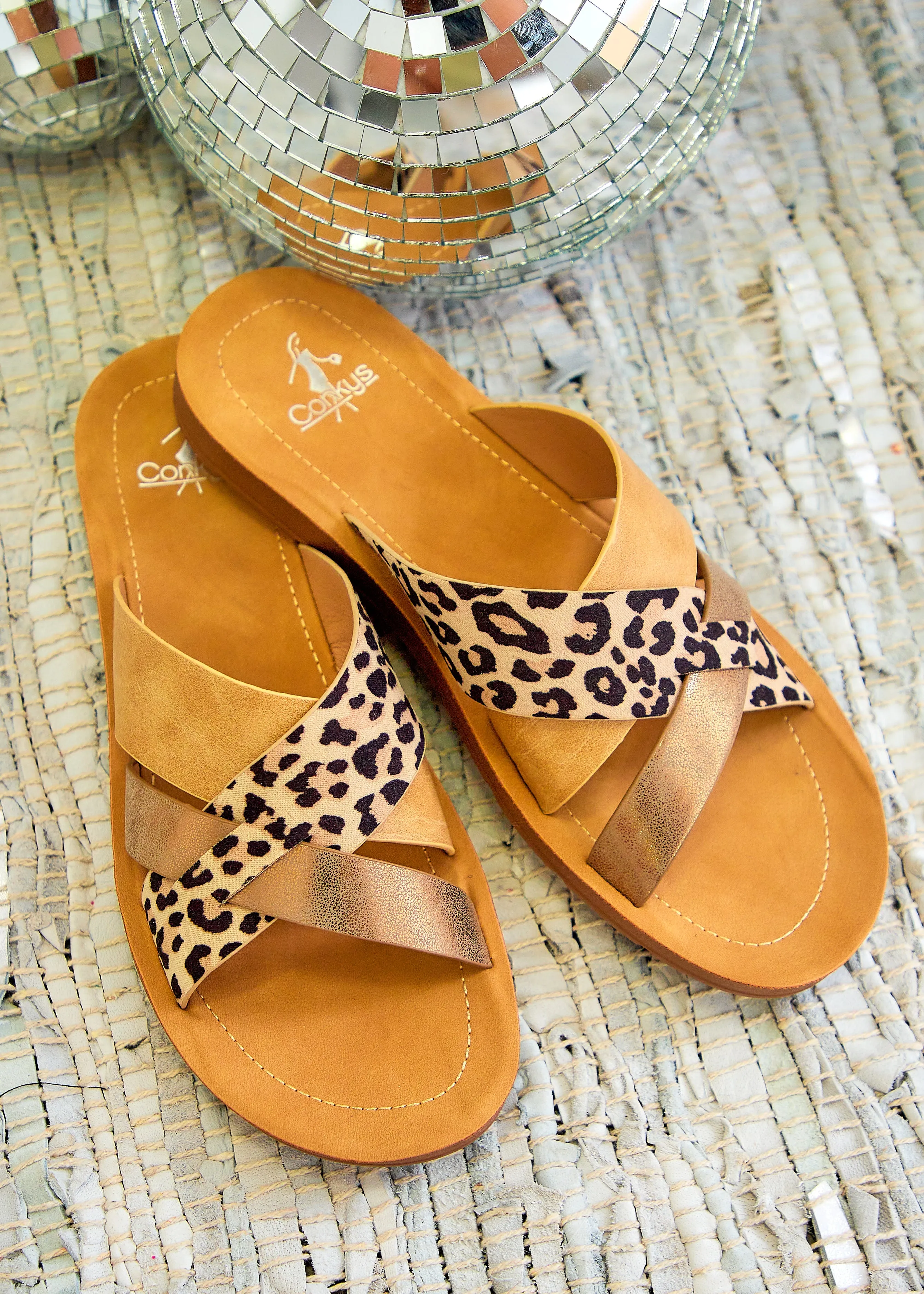 Charm Sandals by Corkys - Cognac