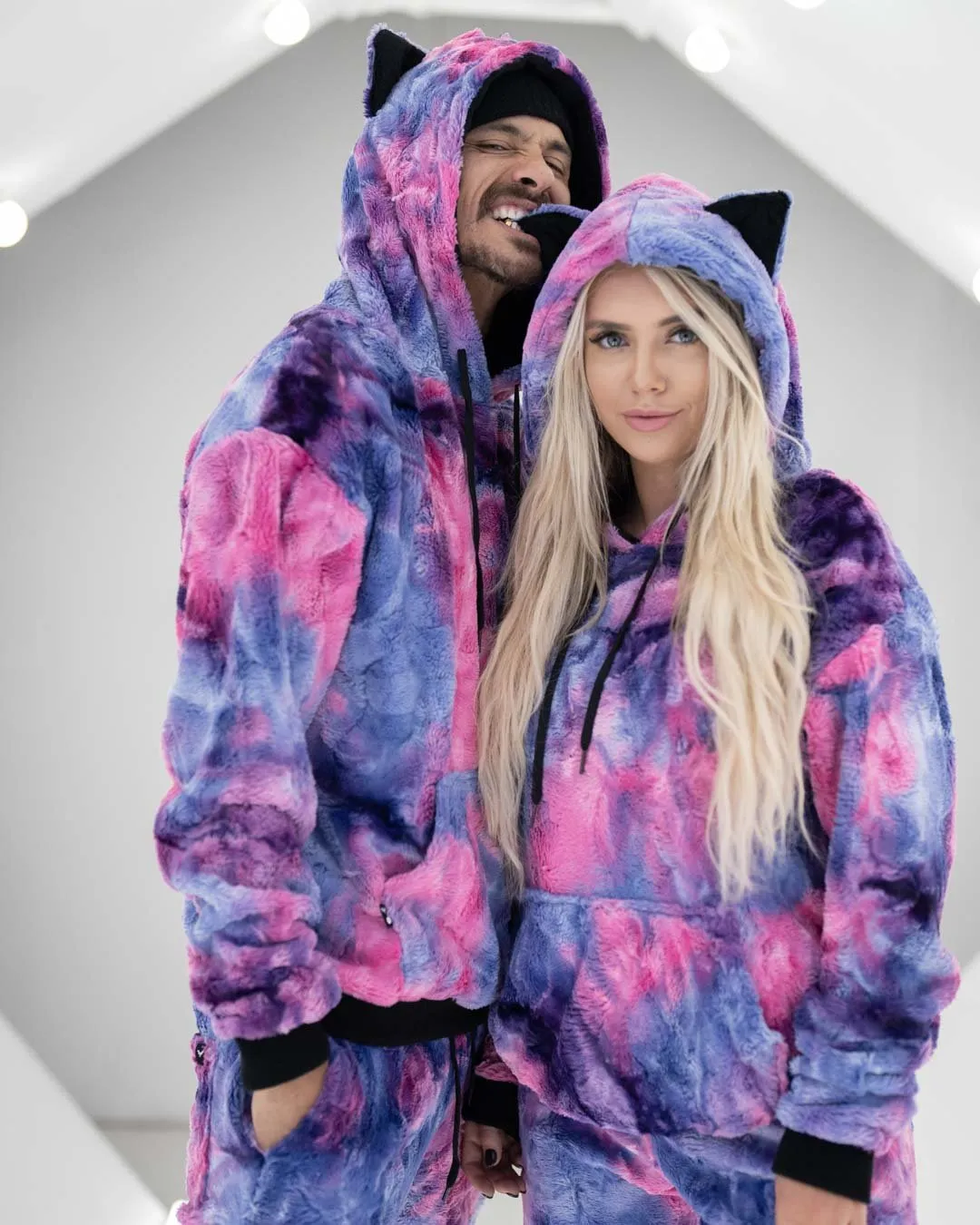 Cotton Candy Kitty Classic ULTRA SOFT Faux Fur Hoodie | Women's