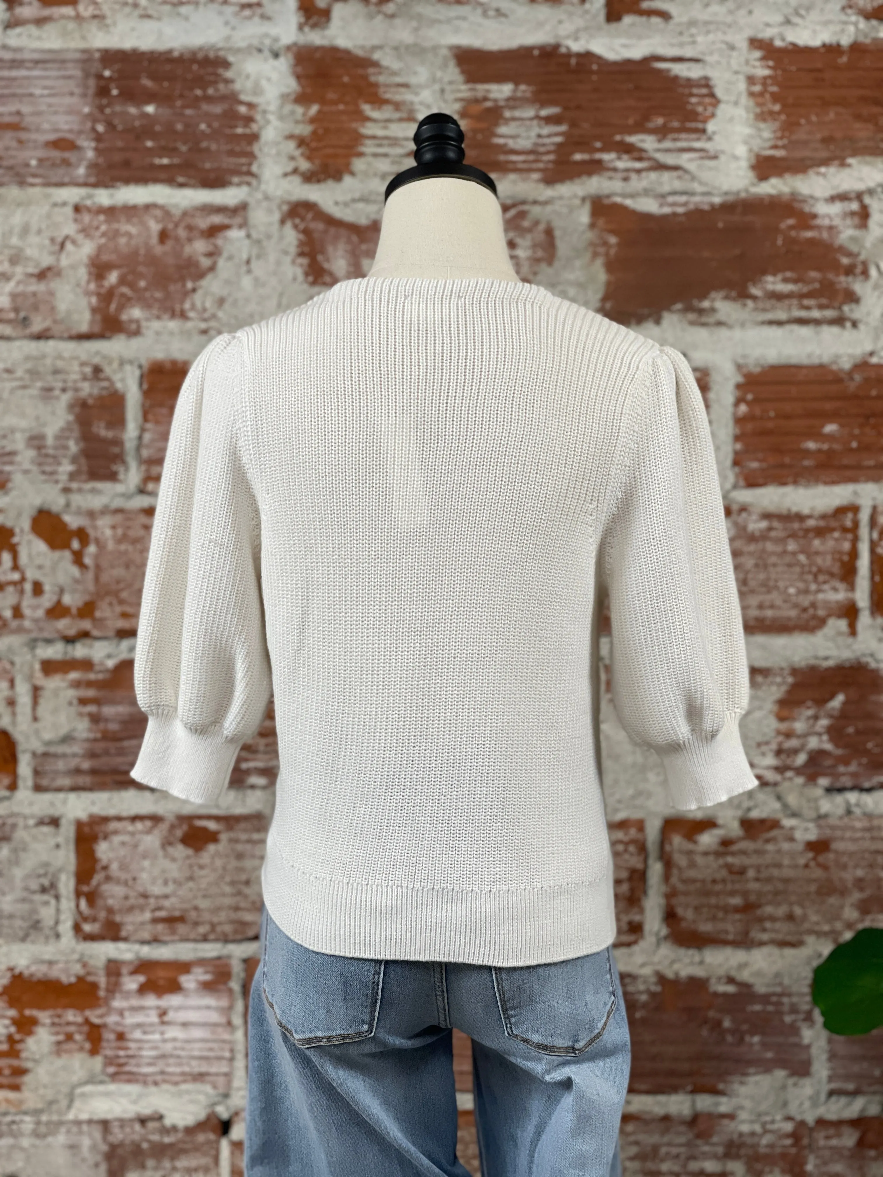 Gentle Fawn Phoebe Sweater in White