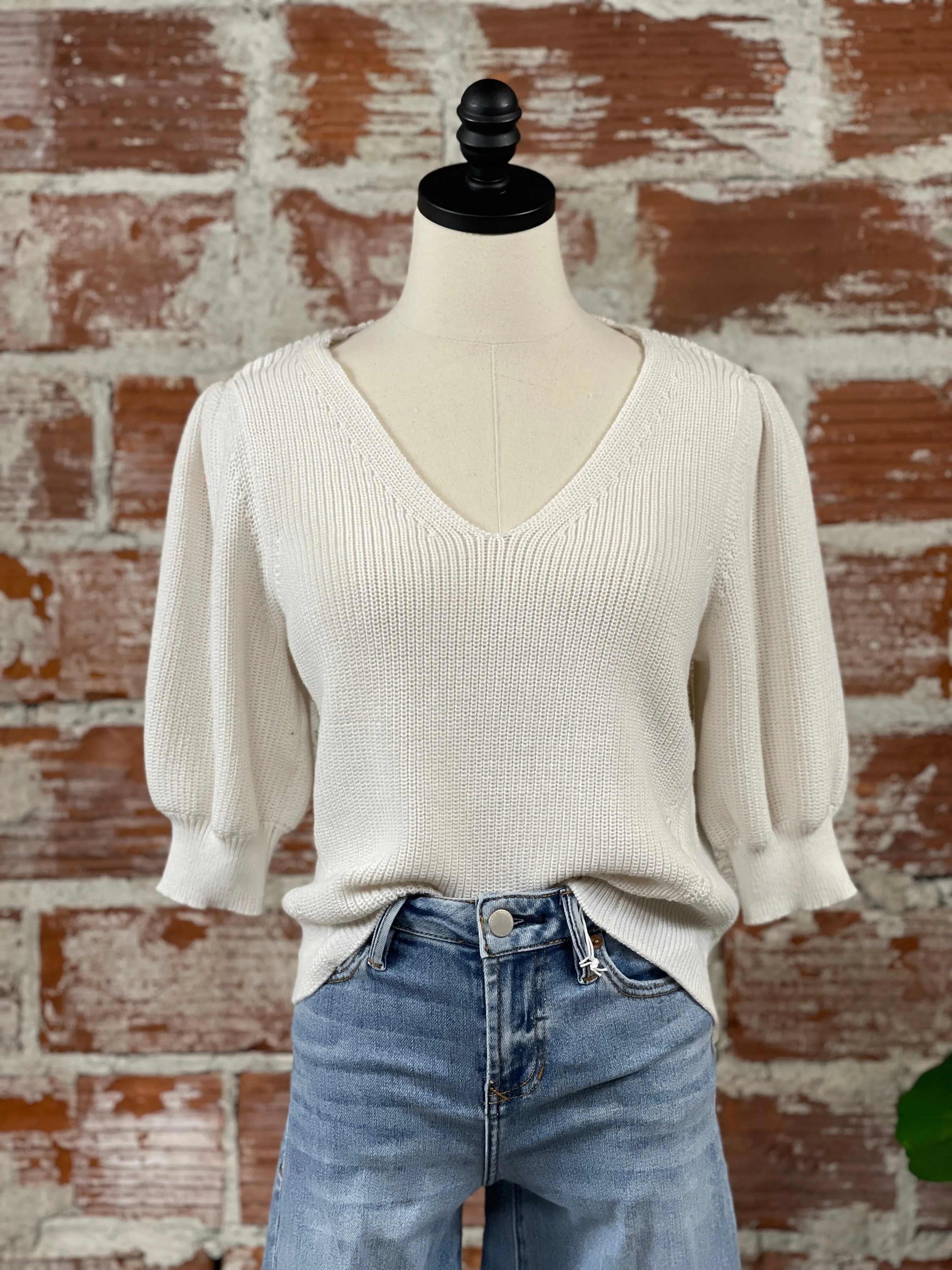 Gentle Fawn Phoebe Sweater in White