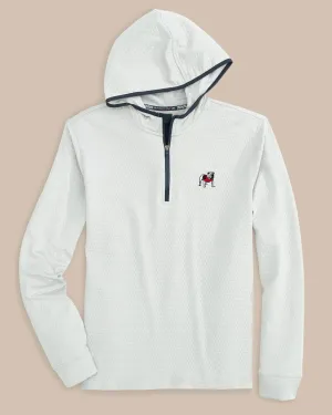 Georgia Bulldogs Scuttle Heather Quarter Zip Hoodie