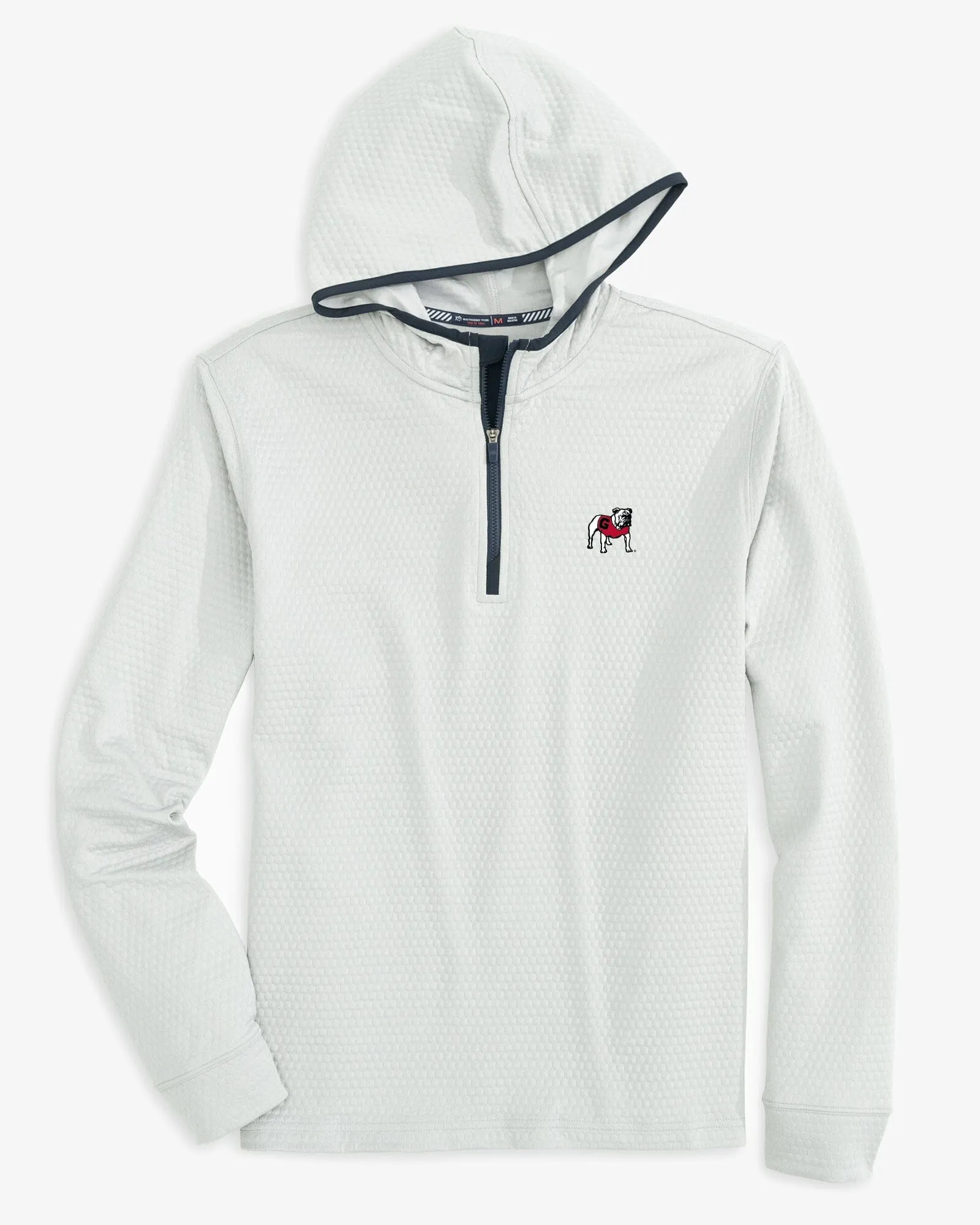 Georgia Bulldogs Scuttle Heather Quarter Zip Hoodie