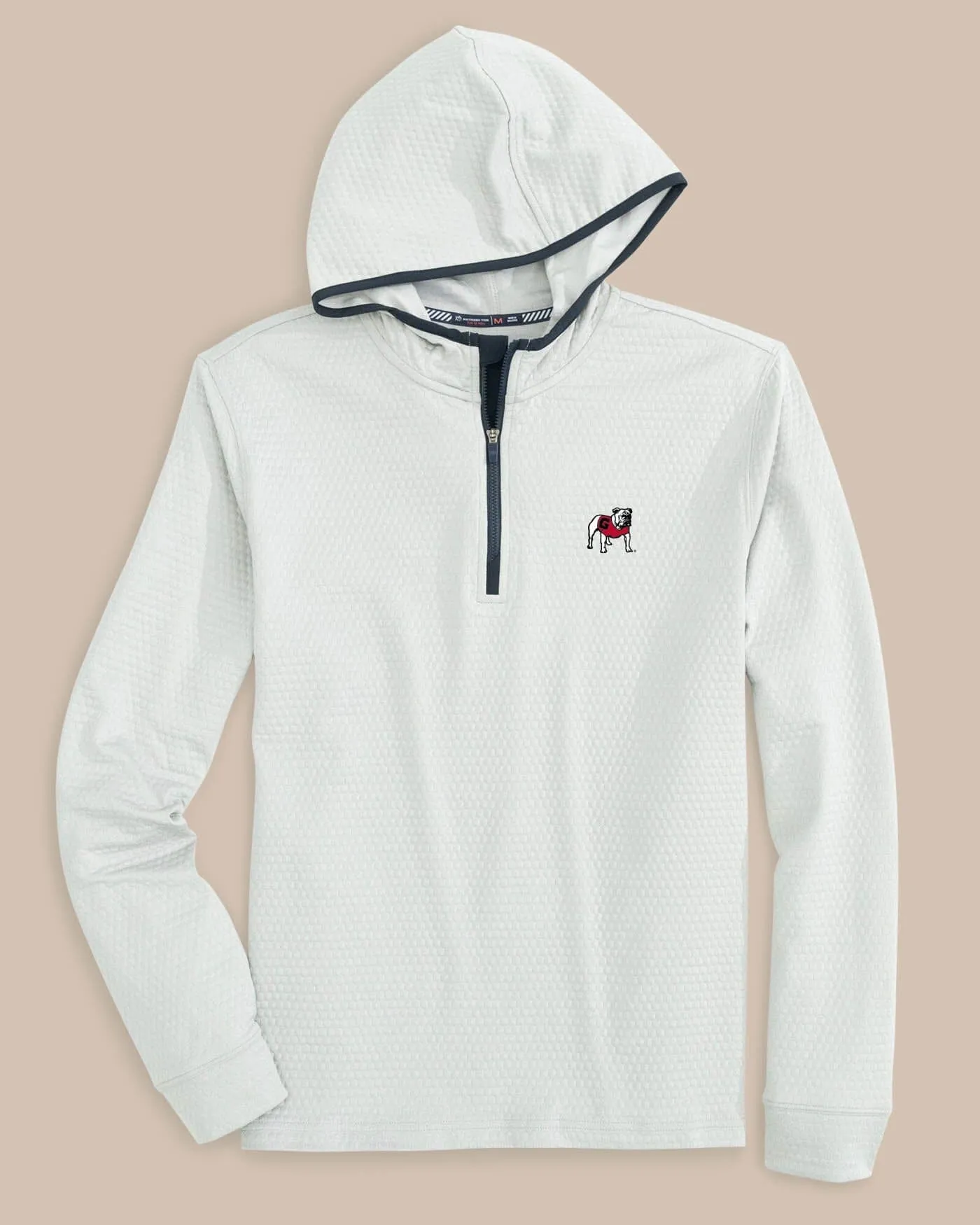 Georgia Bulldogs Scuttle Heather Quarter Zip Hoodie