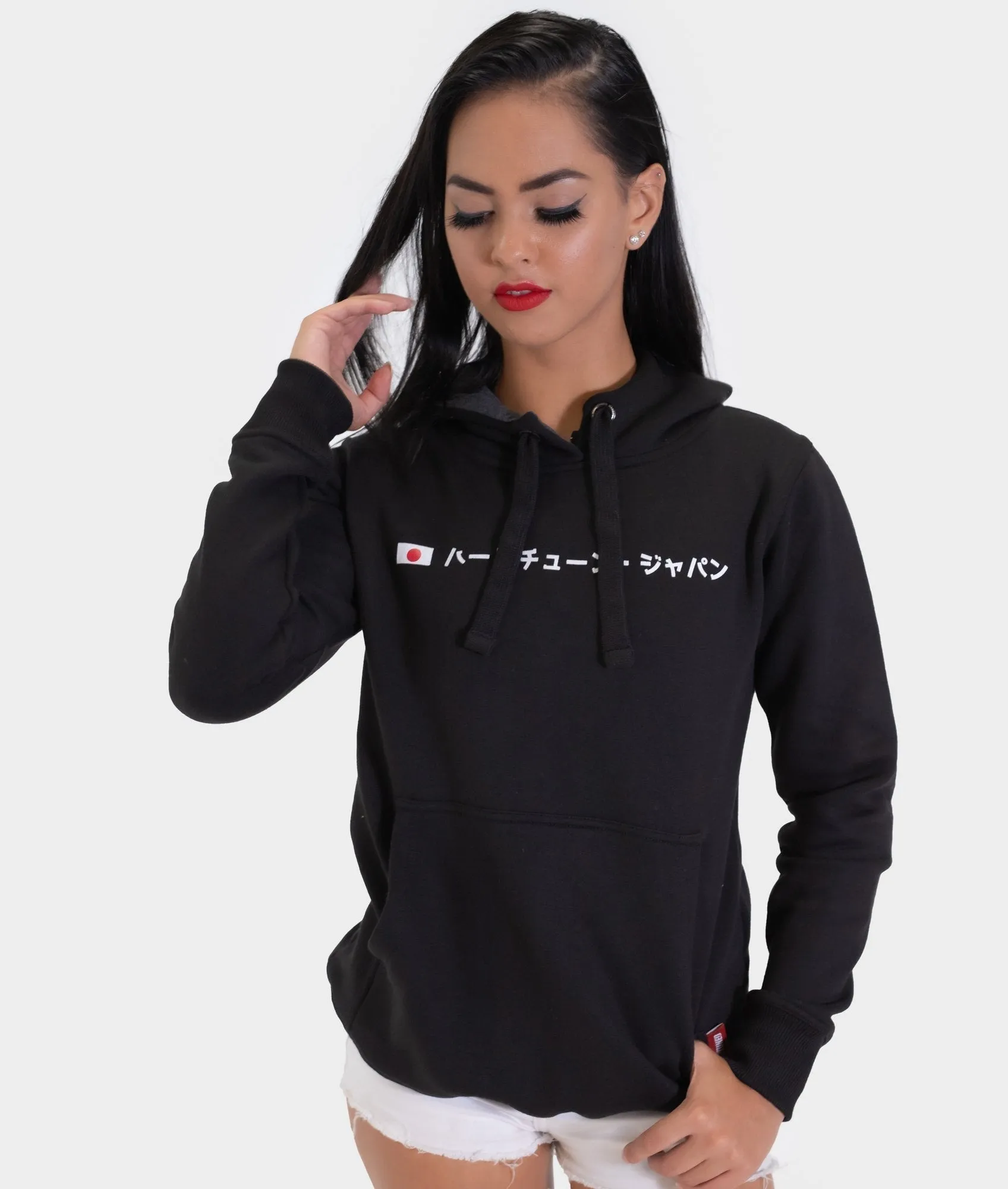 HardTuned Kanji Womens Hoodie - Black