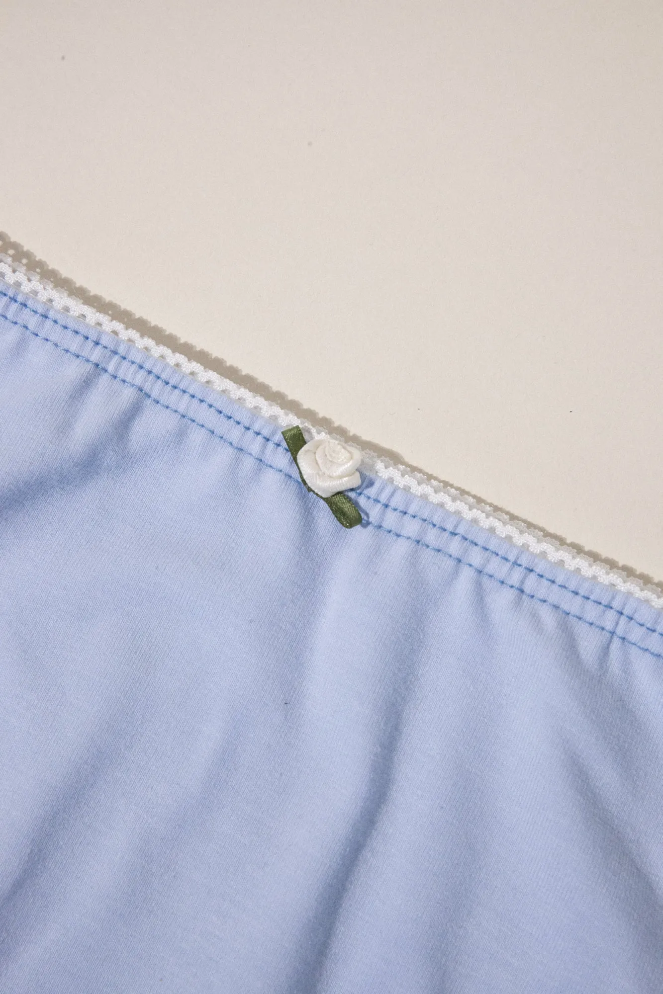 HIGH RISE UNDERWEAR IN BABY BLUE