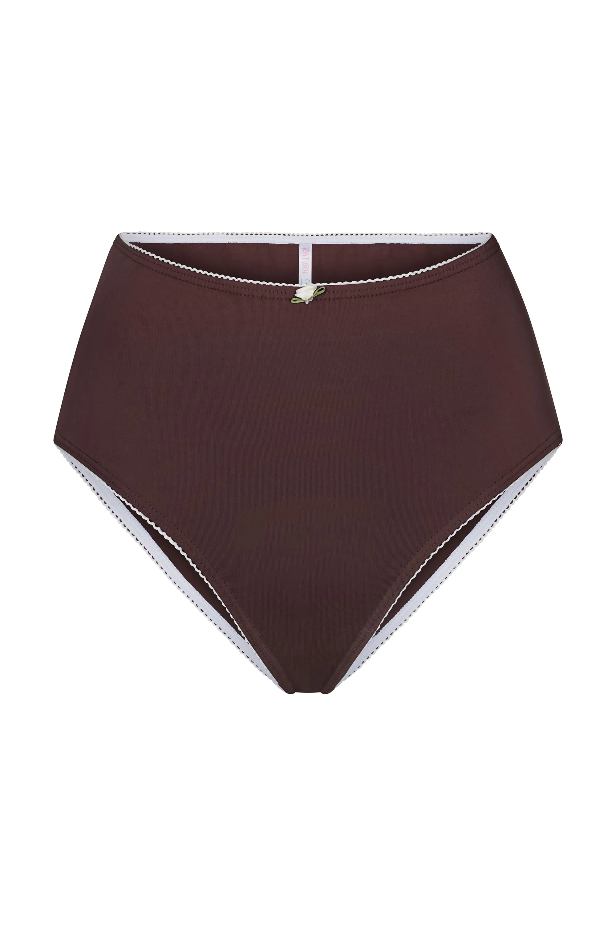 HIGH RISE UNDERWEAR IN MOCHA