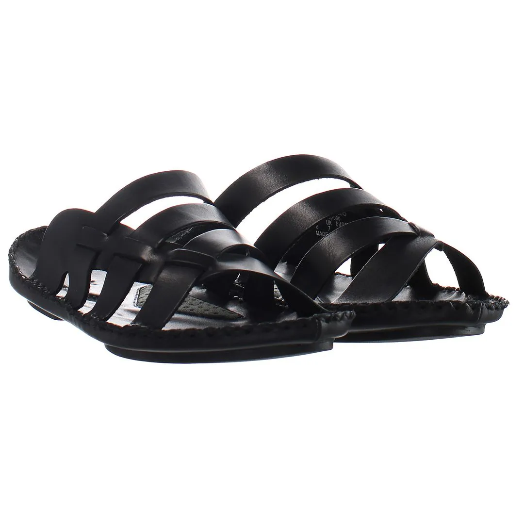 Hush Puppies Azra Morocco Mens Black Sandals