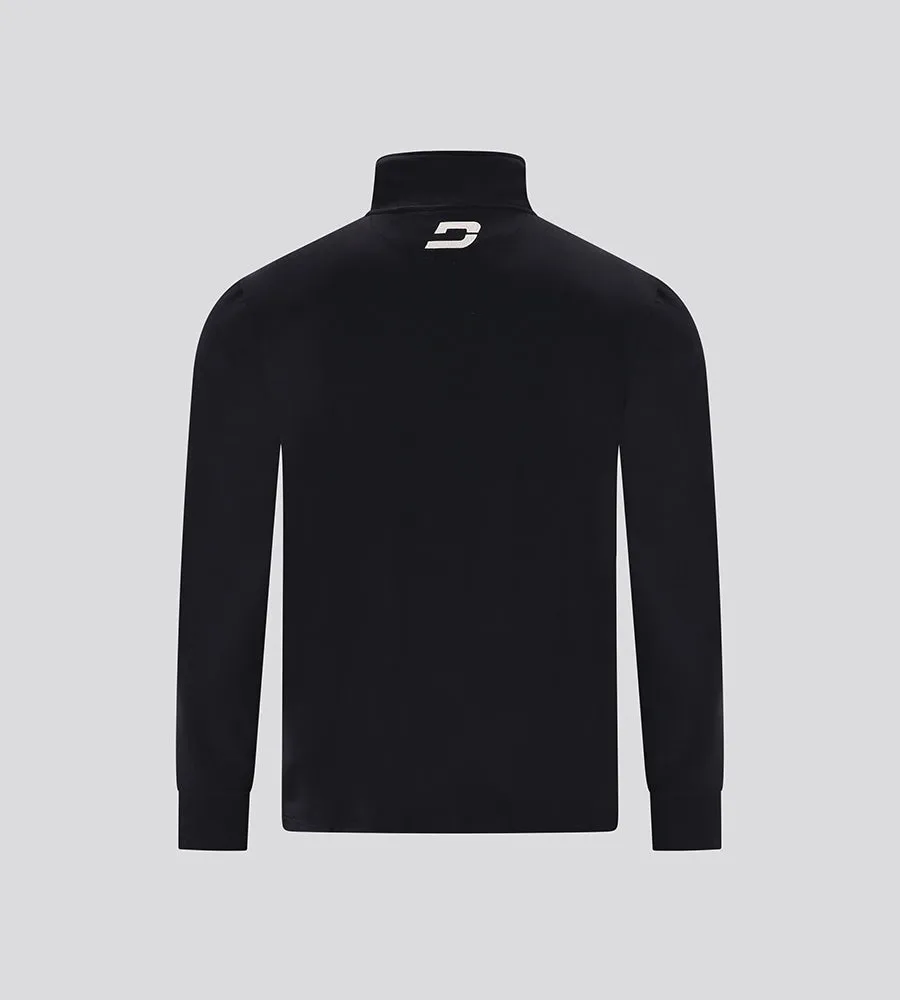 KIDS ULTRA BLEND 1/4 ZIP BLACK