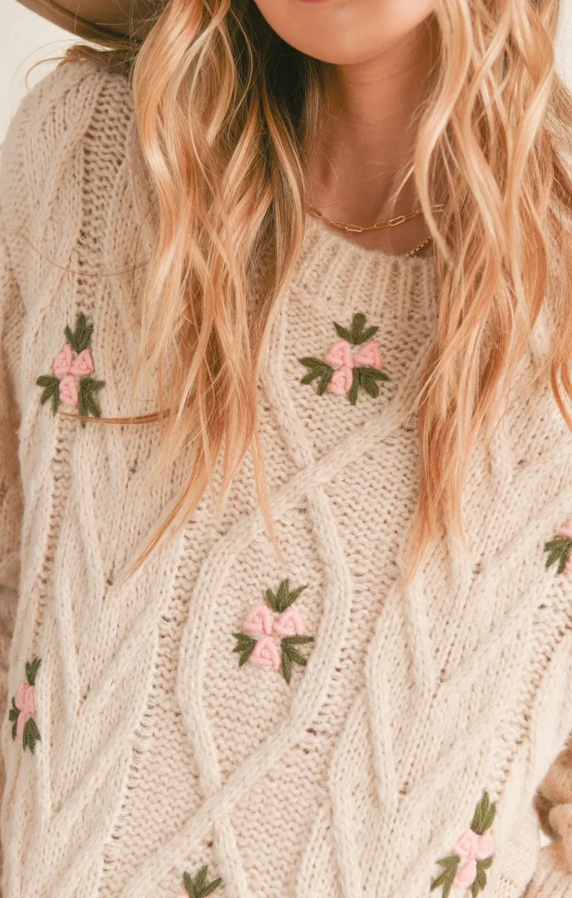 Knit Embroidered Sweater