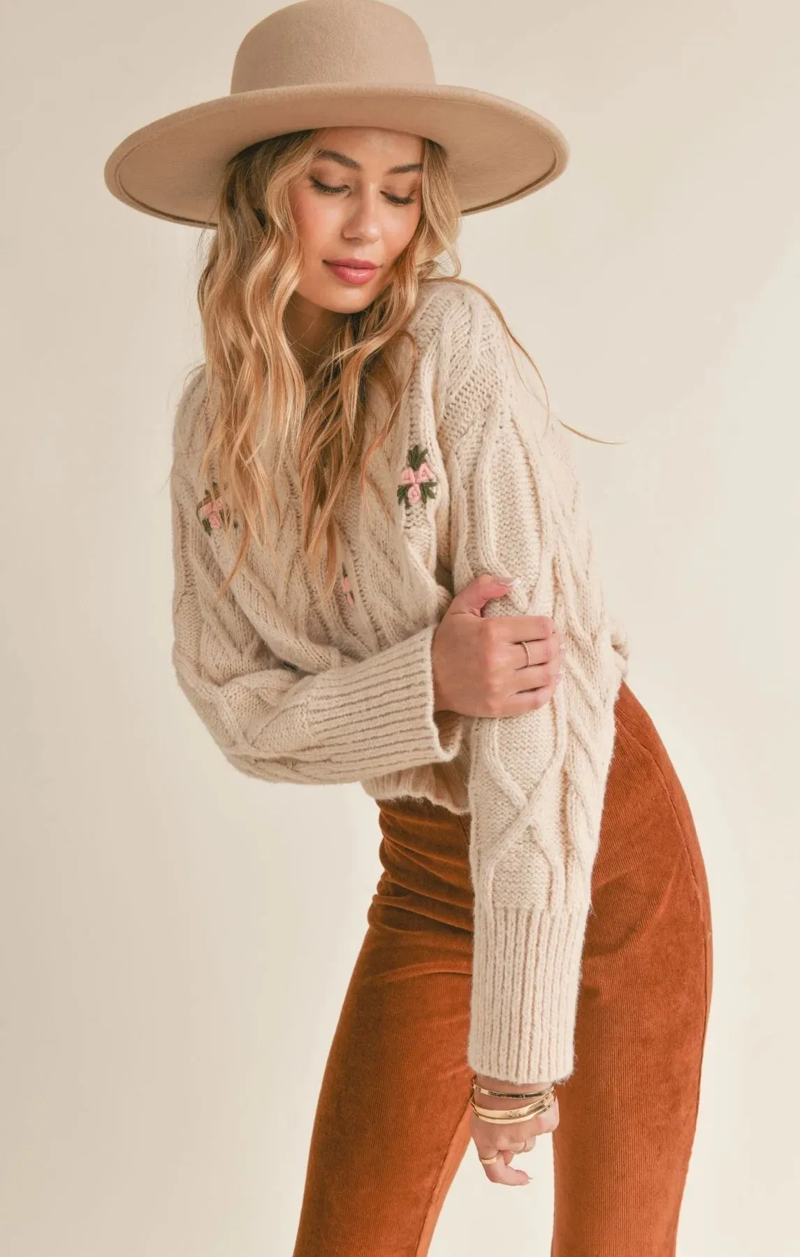 Knit Embroidered Sweater