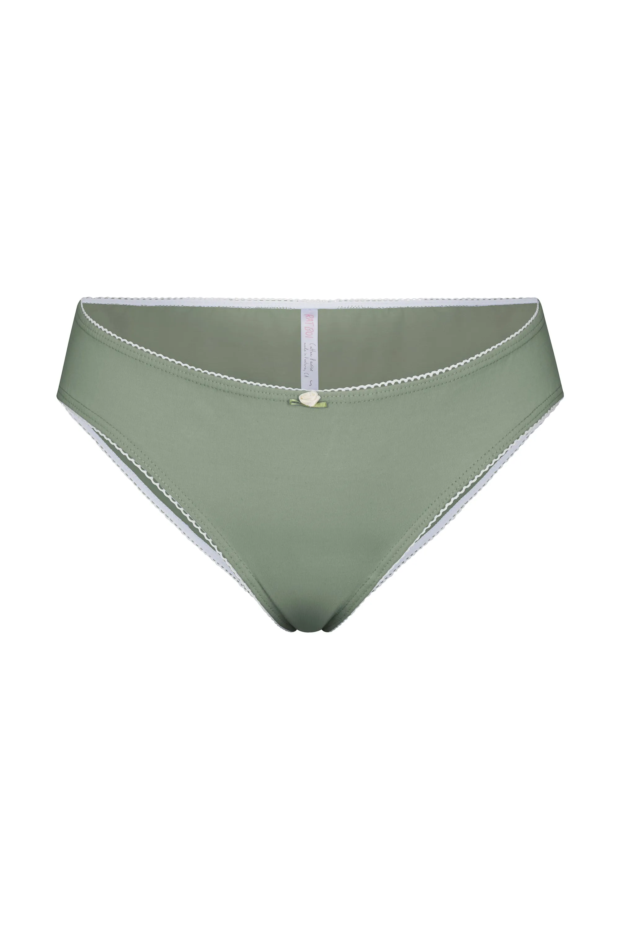 LOW RISE UNDERWEAR IN SAGE