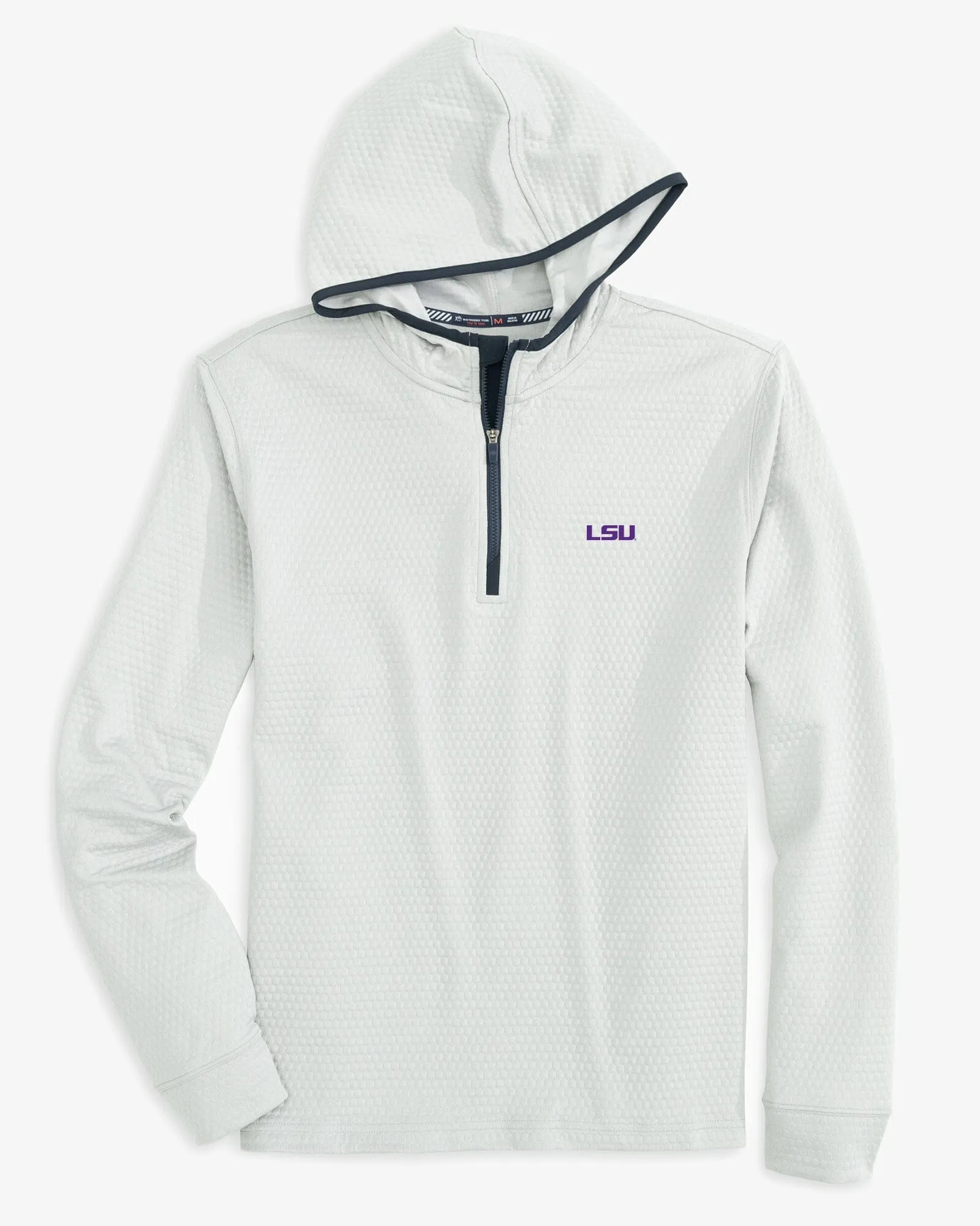 LSU Tigers Scuttle Heather Quarter Zip Hoodie