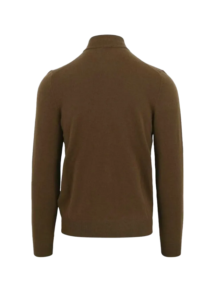 Marlo Zip-Neck Sweater in Virgin Wool 50500782