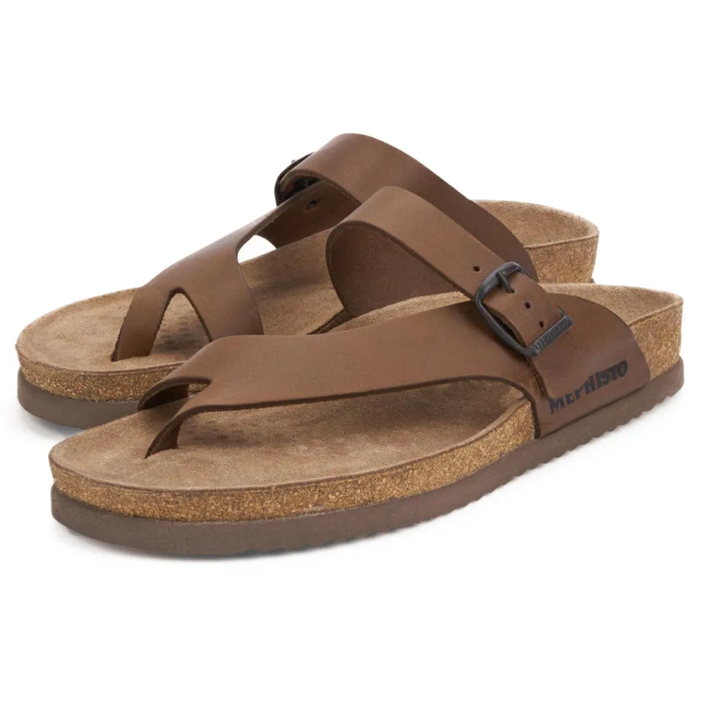 Niels Full Grain Leather Men's Slide Sandals