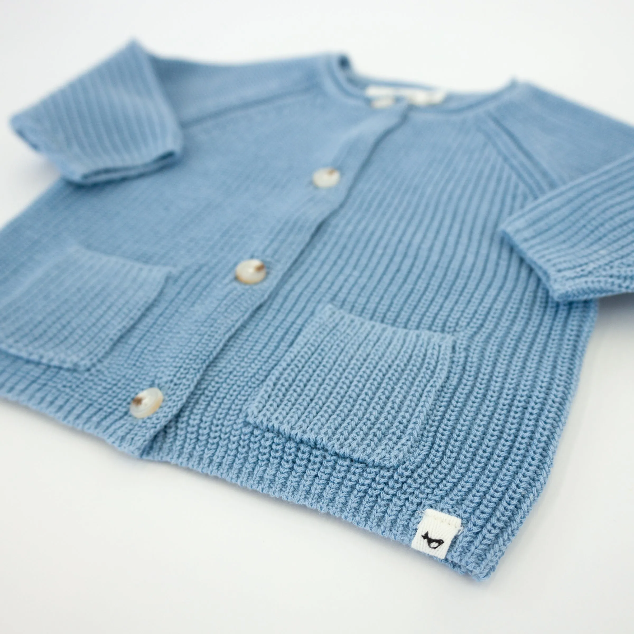 oh baby! Country Club Knitted Cardigan - Blue