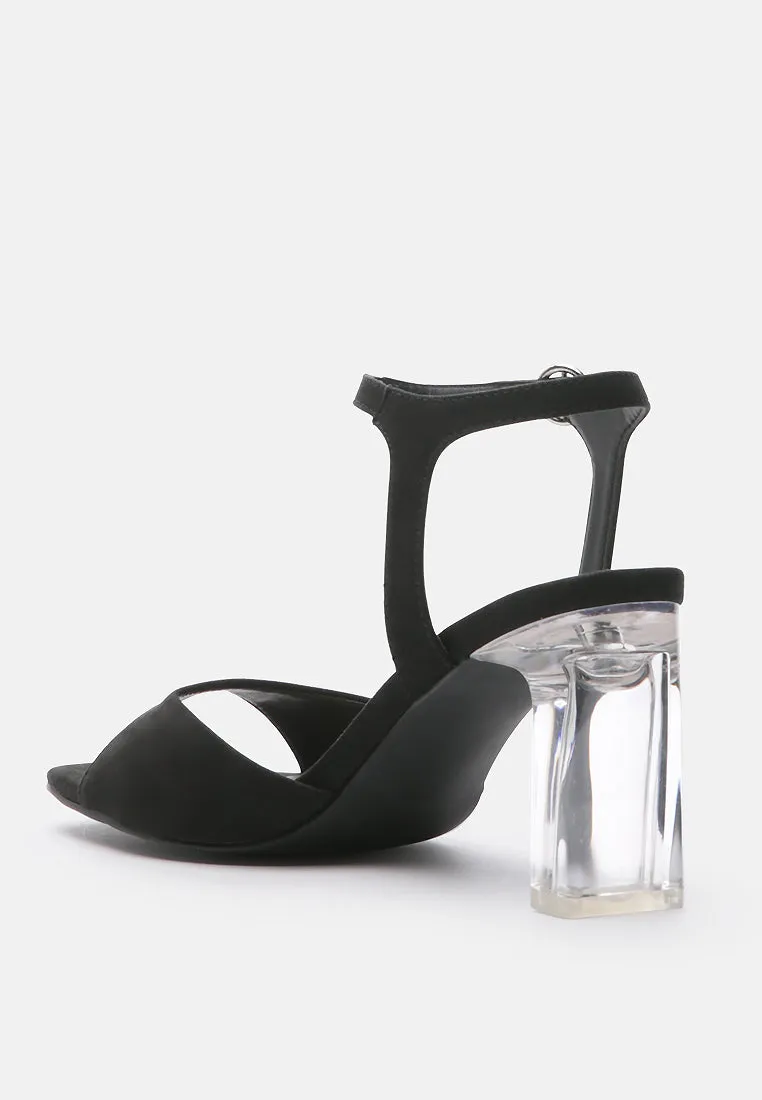 Oratile Clear High Heel Sandals