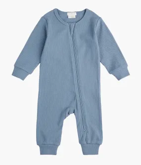 Petit Lem - Blue Denim Modal Rib Sleeper