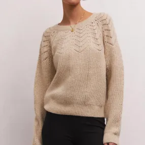 Sabine Pointelle Sweater