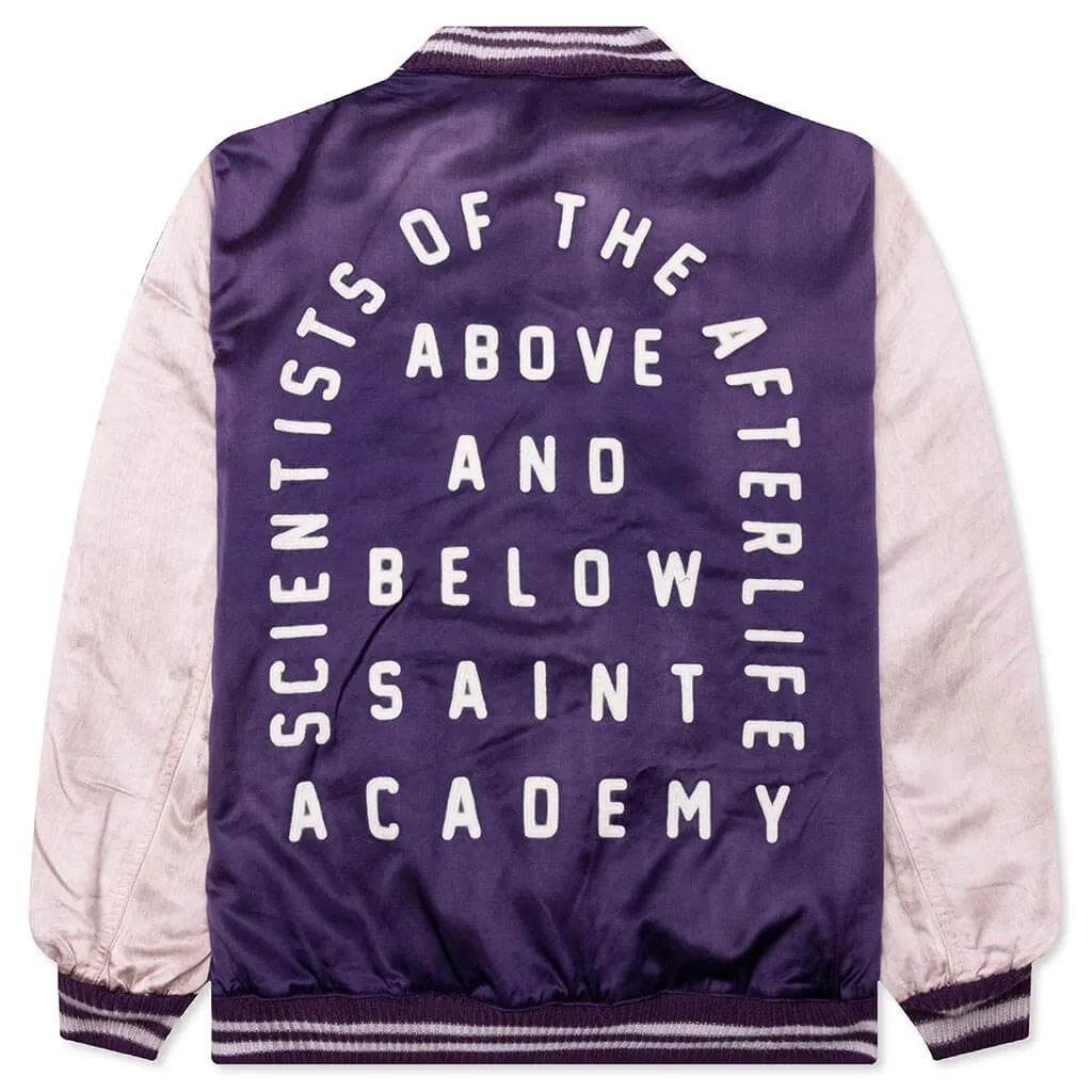 Saint Michael Stadium Jacket - Purple/Pink