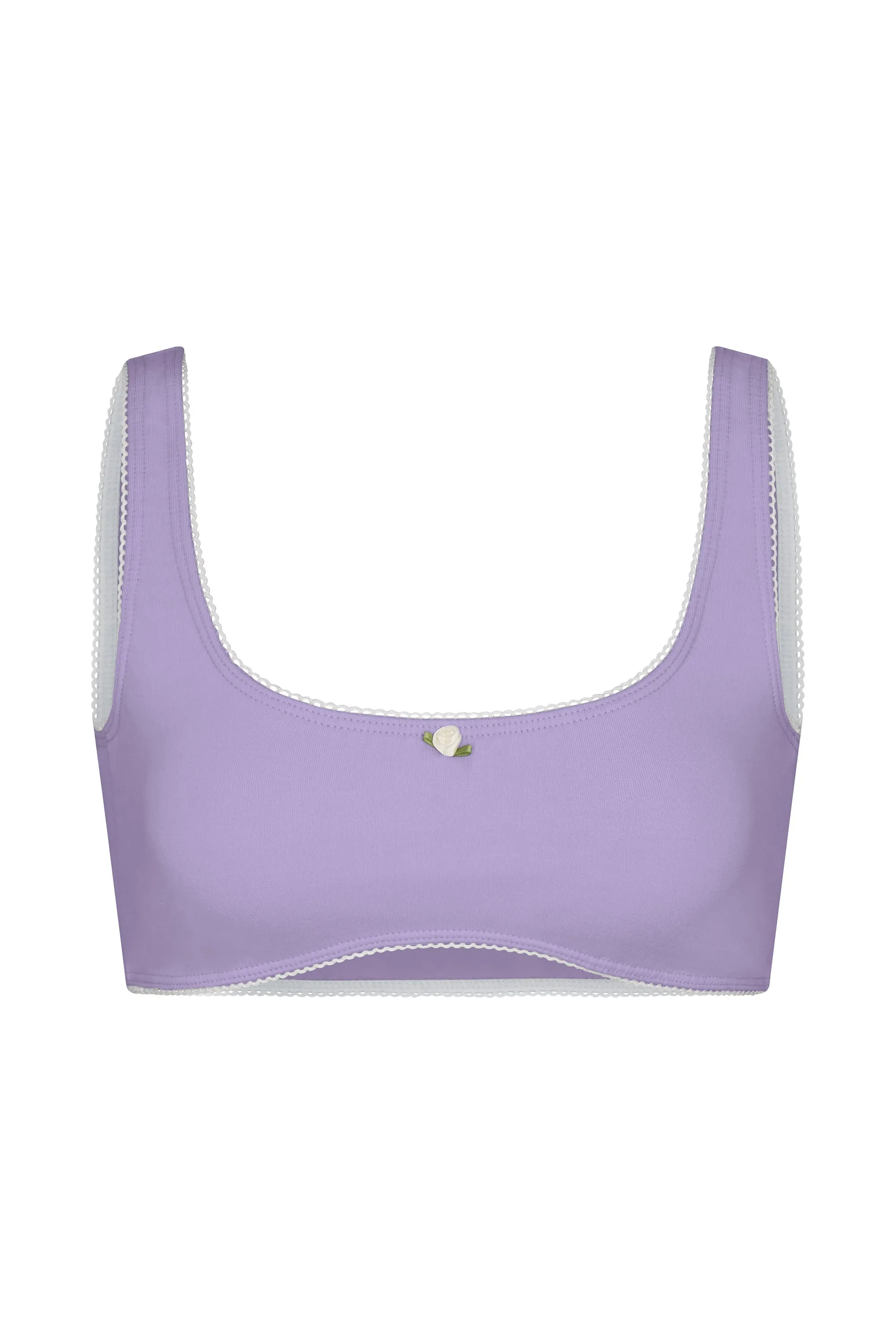 SCOOP BACK BRALETTE IN ORCHID