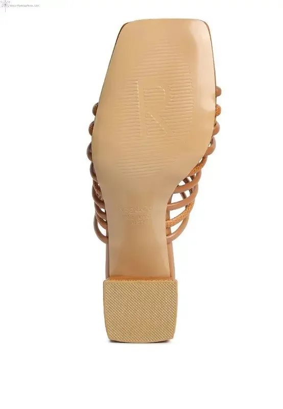 Strappy Sandals Block Heel