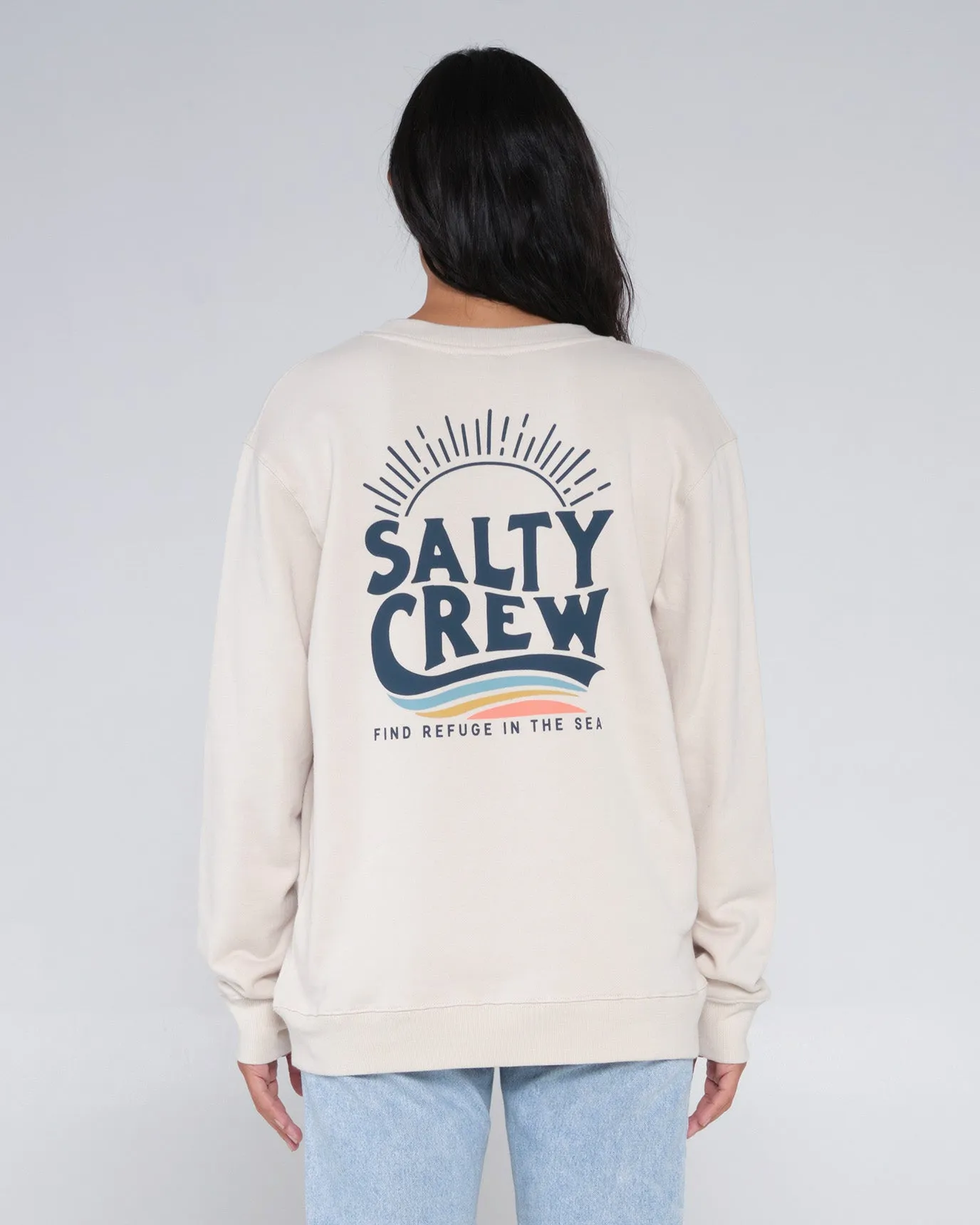 The Wave Crewneck Sweatshirt Women's