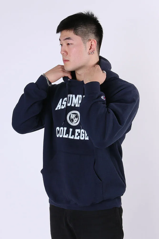 Vintage Assumption College Hoodie L