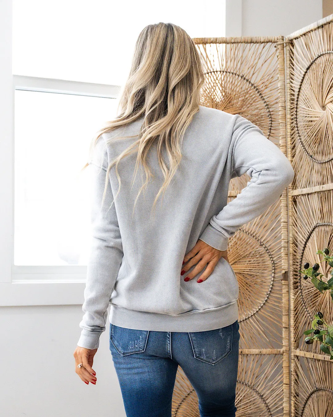 Vintage Crewneck Sweatshirt - Mineral Heather Gray