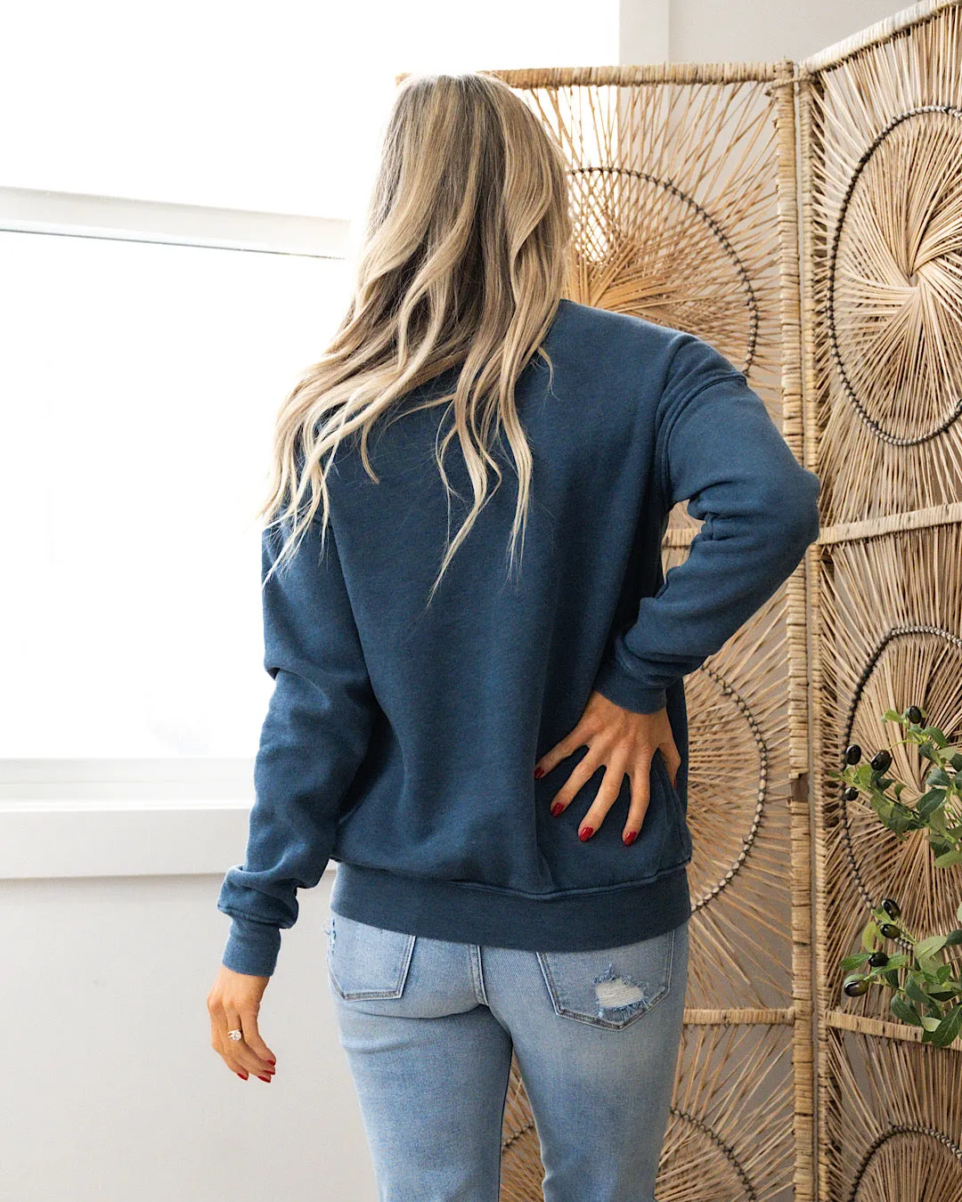 Vintage Crewneck Sweatshirt - Mineral Navy