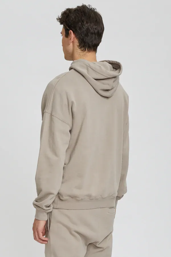 VINTAGE WASH HOODIE TAUPE