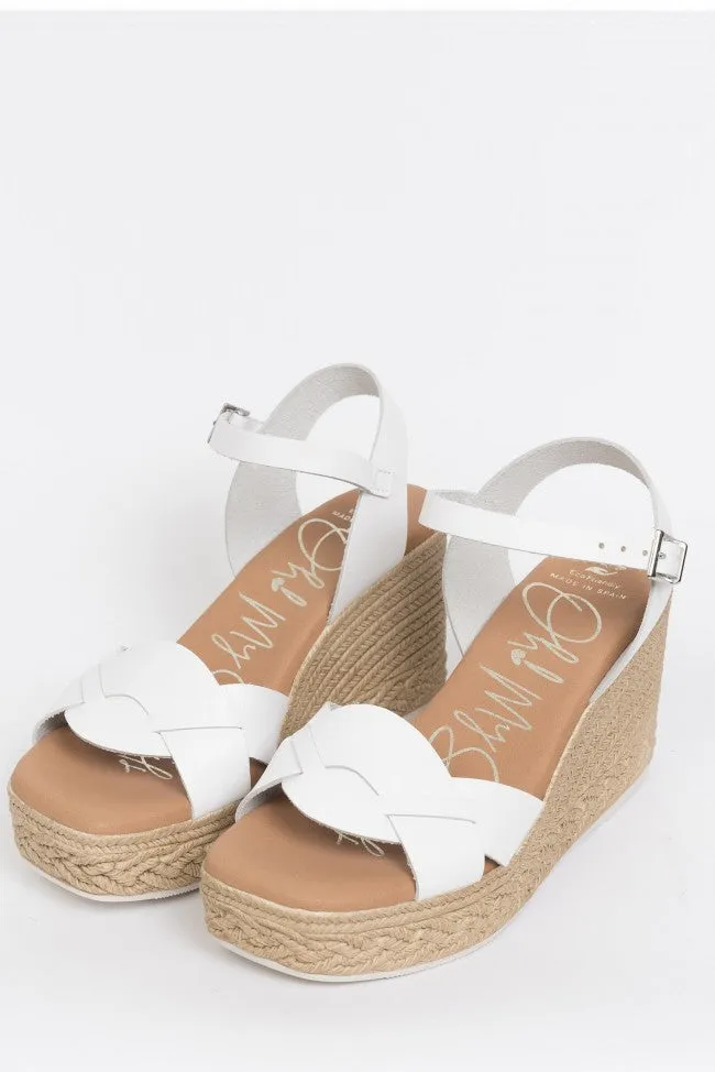 Wedge Sandals, White