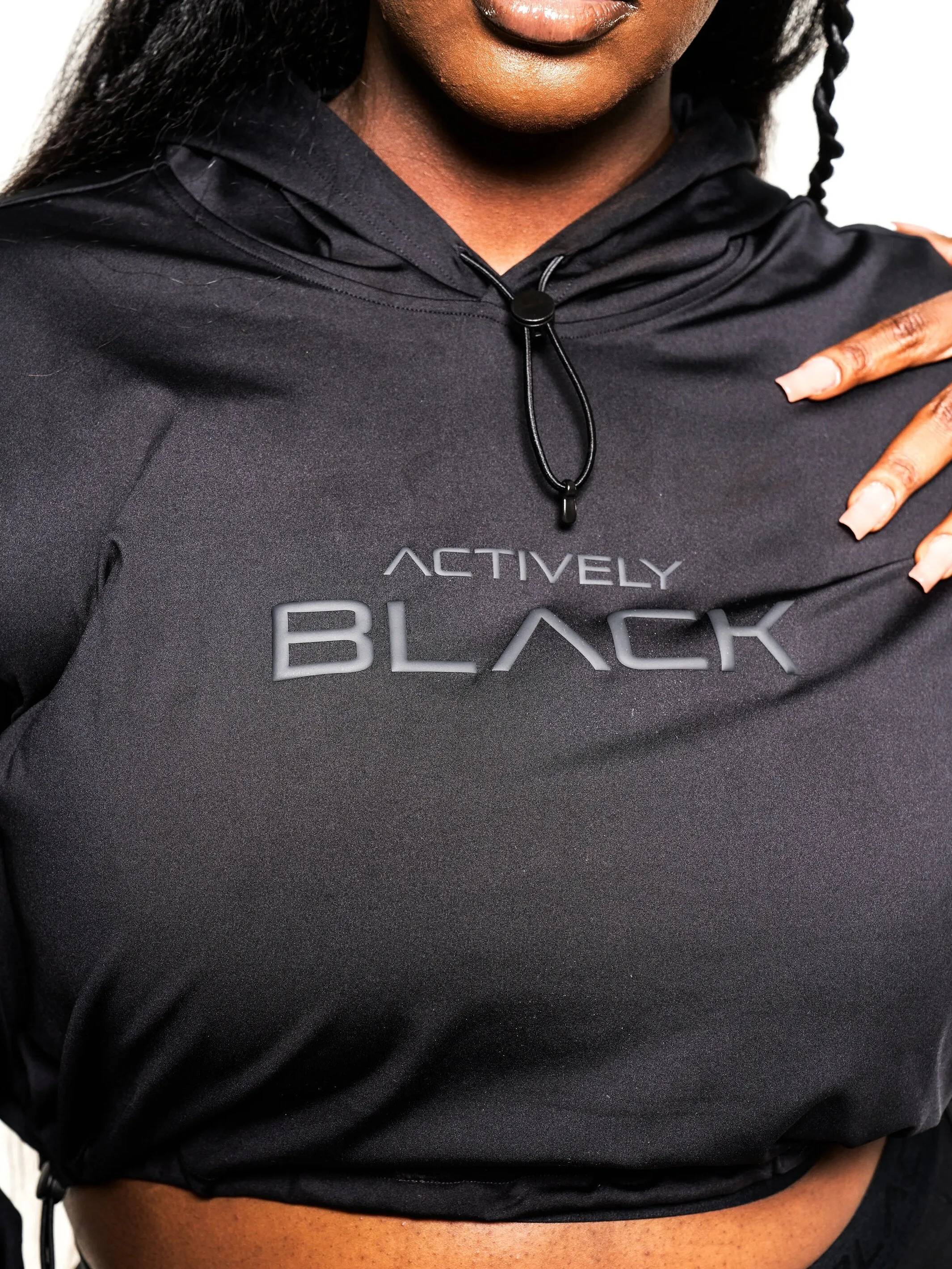 Women's Stealth Performance Crop Hoodie